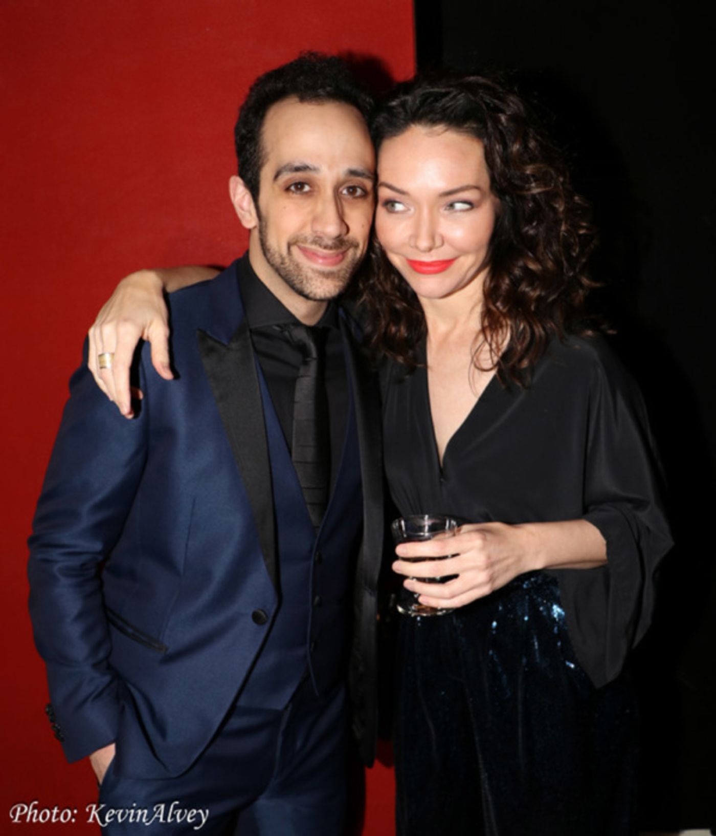 Photo Flash: THE BAND'S VISIT Co-Stars Katrina Lenk and George Abud Come to Birdland  Image