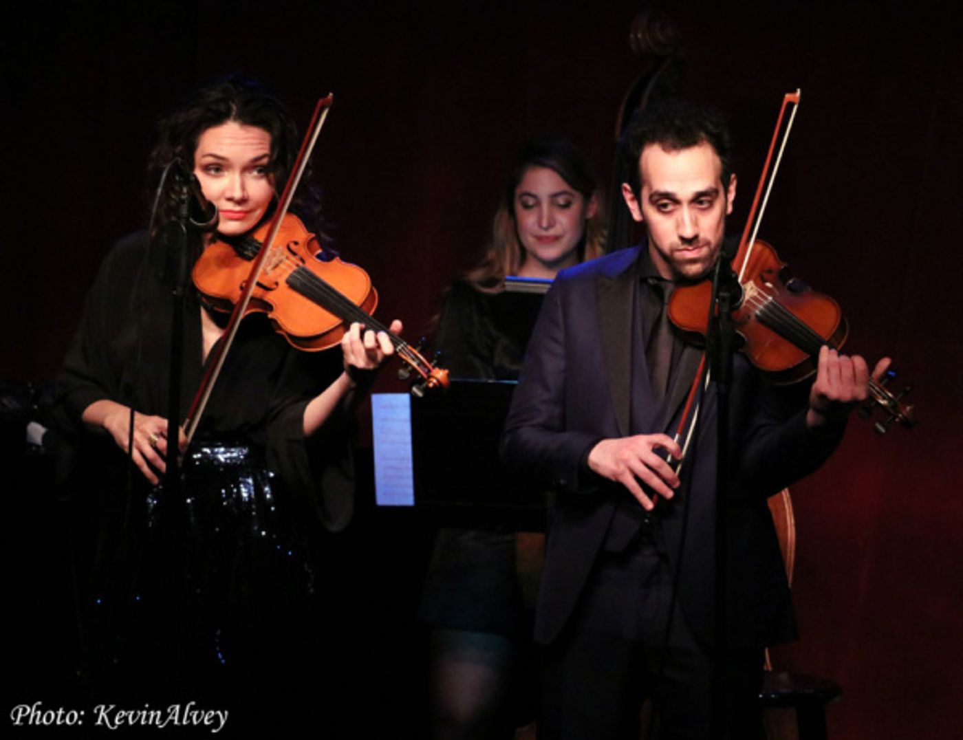 Photo Flash: THE BAND'S VISIT Co-Stars Katrina Lenk and George Abud Come to Birdland  Image