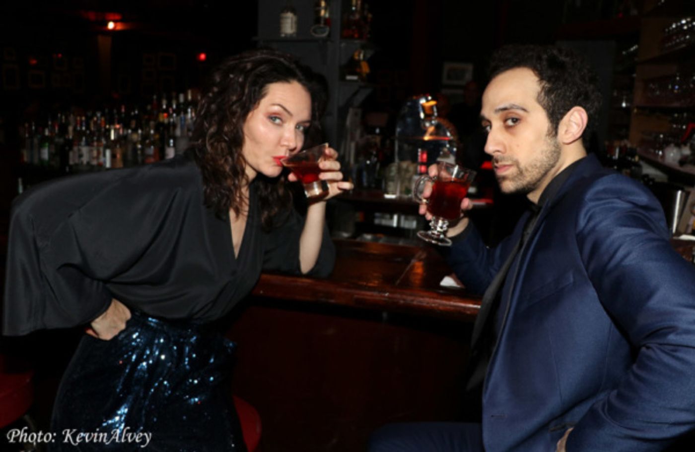 Photo Flash: THE BAND'S VISIT Co-Stars Katrina Lenk and George Abud Come to Birdland  Image