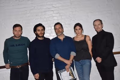 Jonathan Forbes, Aria Shahghasemi, Sean Hagerty, Eden Brolin and Andrew Sellon Photo