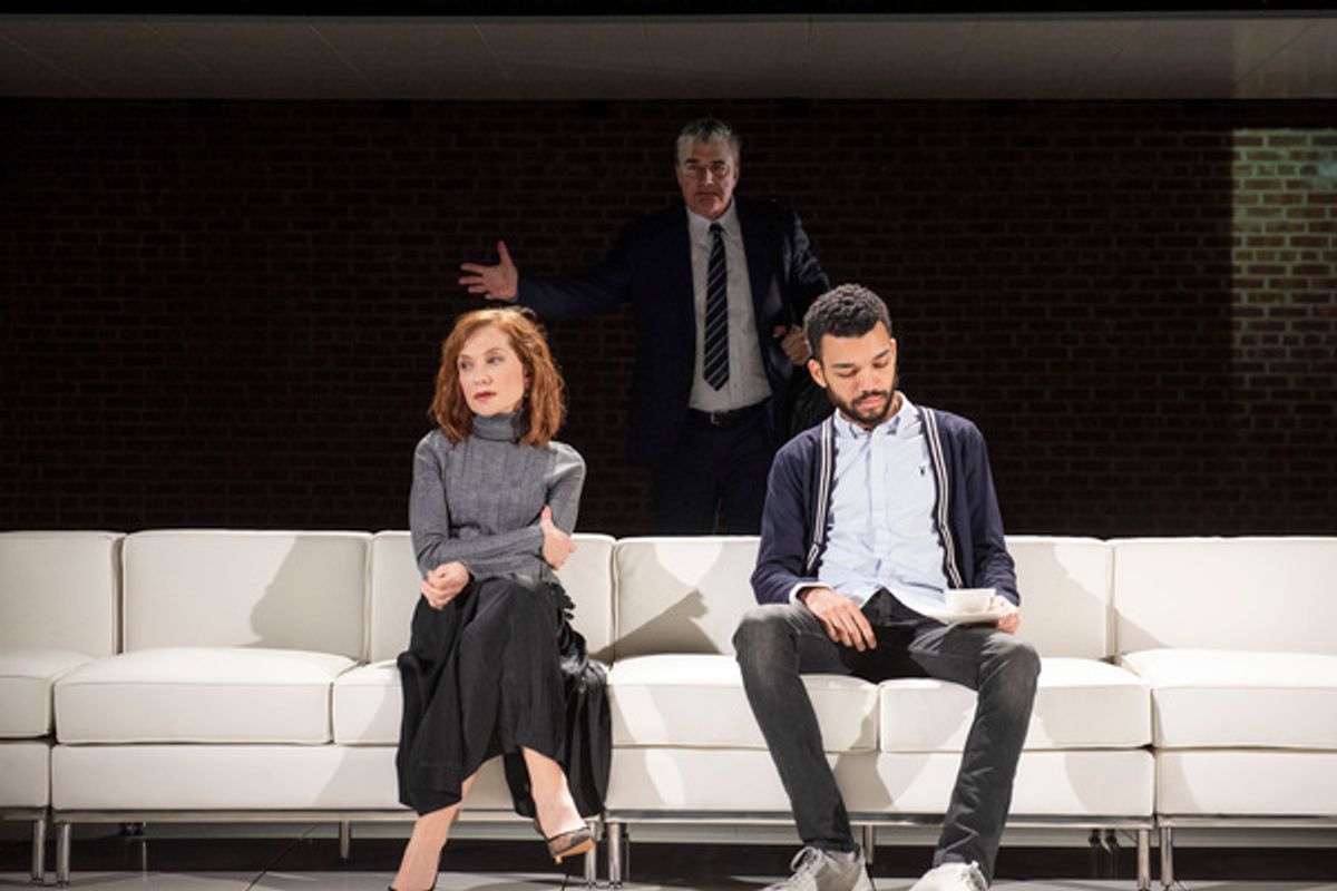 Isabelle Huppert, Chris Noth, andÂ Justice Smith at 