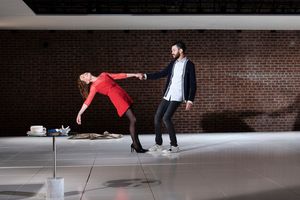 Isabelle Huppert and Justice Smith Photo