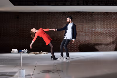 Isabelle Huppert and Justice Smith Photo