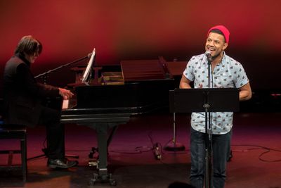 Jamie Cepero with Eric Svejcar at piano Photo