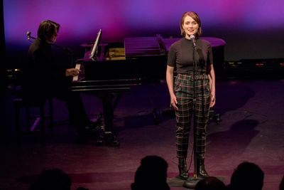 Sarah Steward Chapin with Eric Svejcar at piano Photo