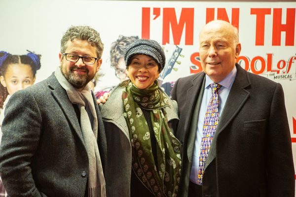 Laurence Connor, Joann M. Hunter, and Julian Fellowes Photo