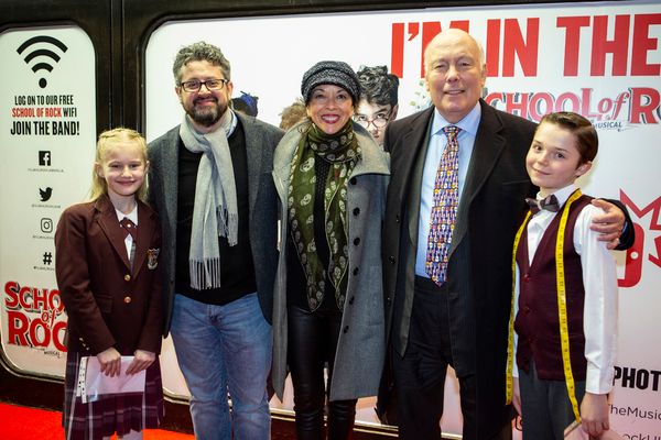 Nancy Hartley-Blake, Laurence Connor, Joann M. Hunter, Julian Fellowes, and Jakub Kop Photo