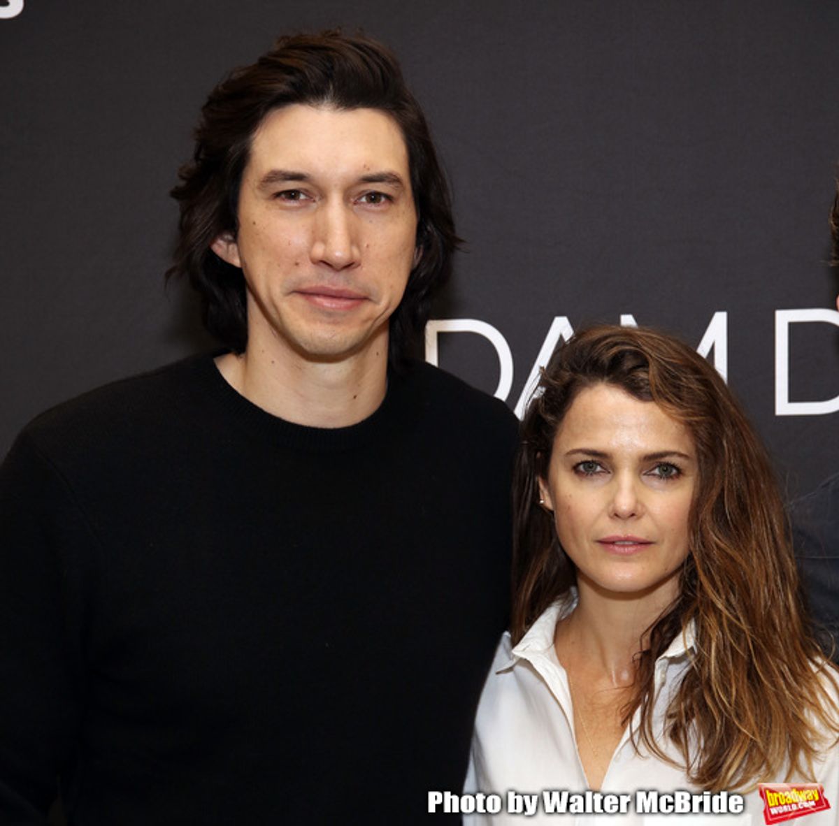 Adam Driver and Keri Russell at 