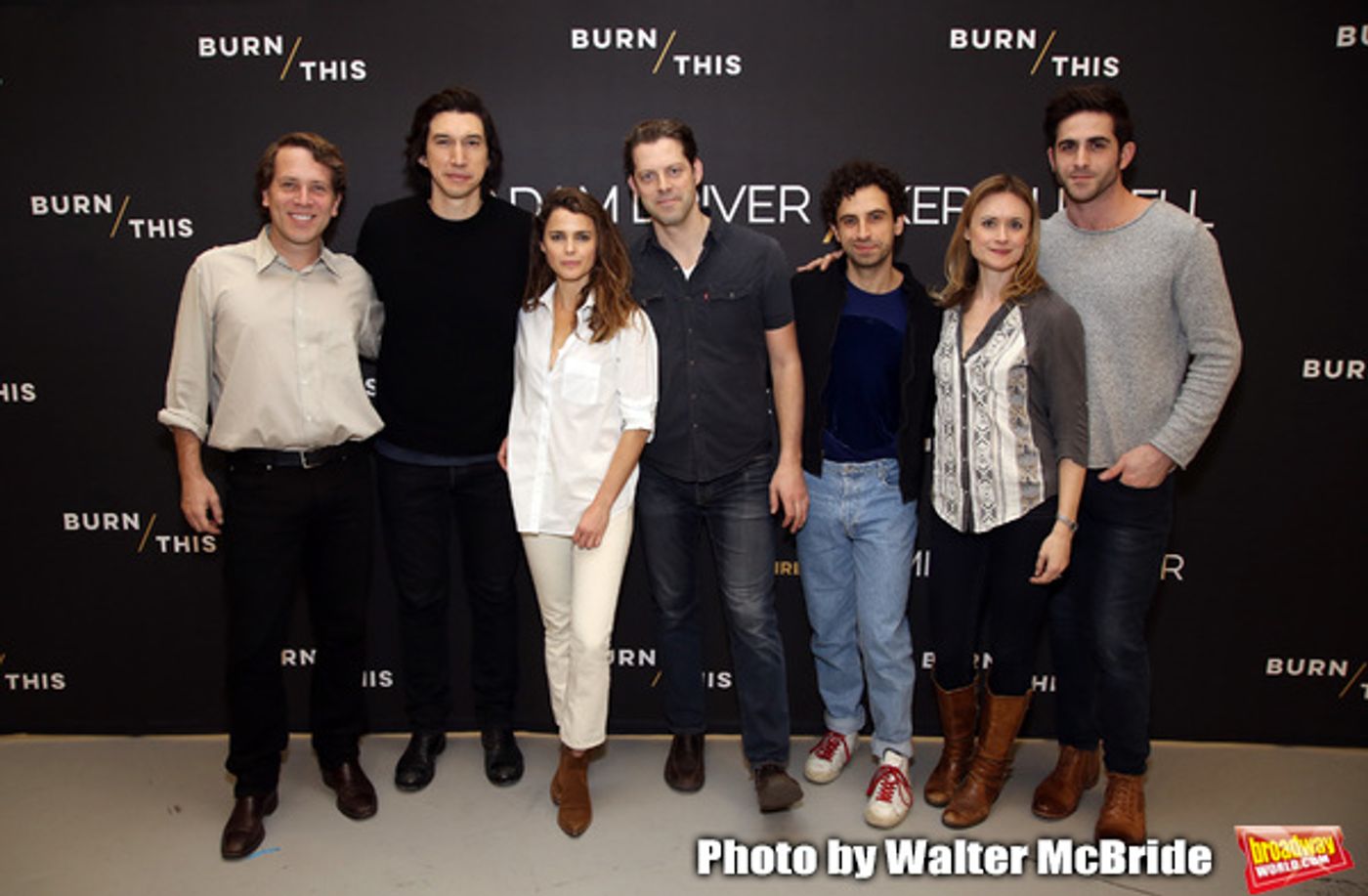 Photo Coverage: Adam Driver, Keri Russell & More Pose in Rehearsals for BURN THIS on Broadway!  Image