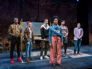 Terry Bell, Taylor Blim, Michael Holding, Jennifer Latimore, and Will Allan Photo