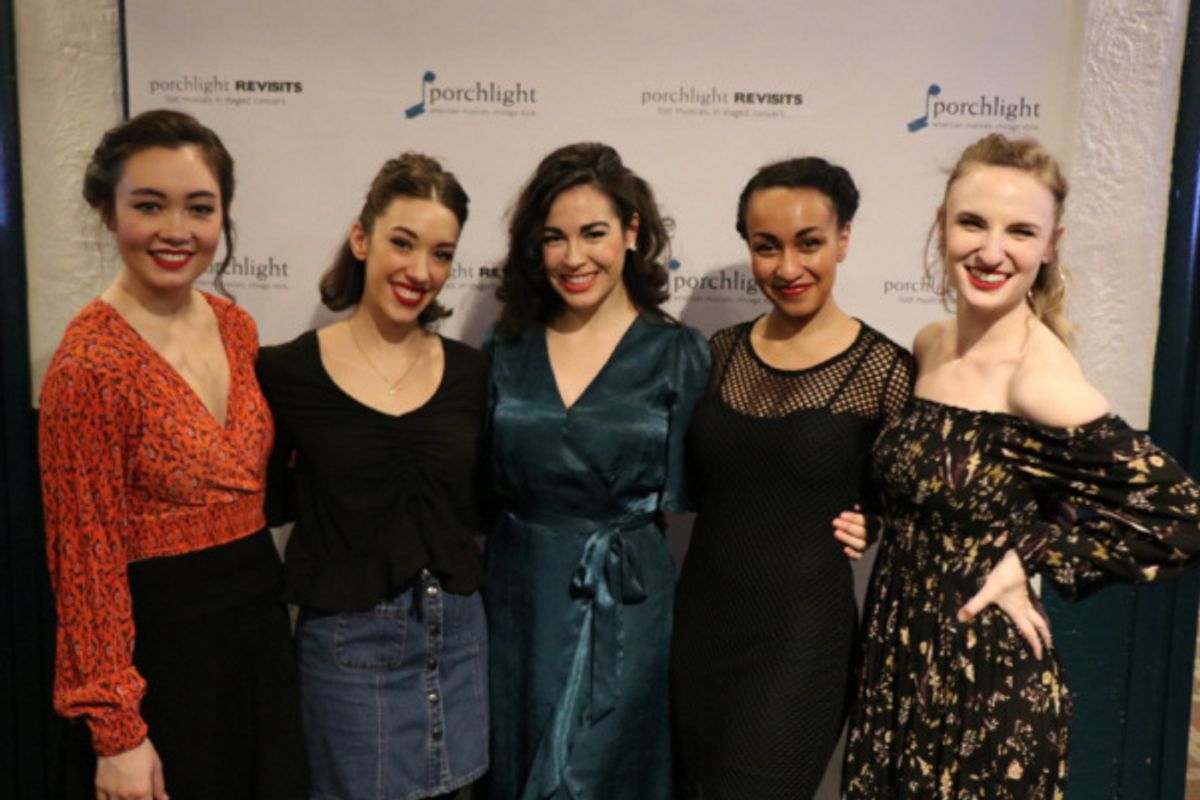 Maya Kitayama, Liz Conway, Kayla Boye, Ariel Triunfo and Mollyanne Nunn at 