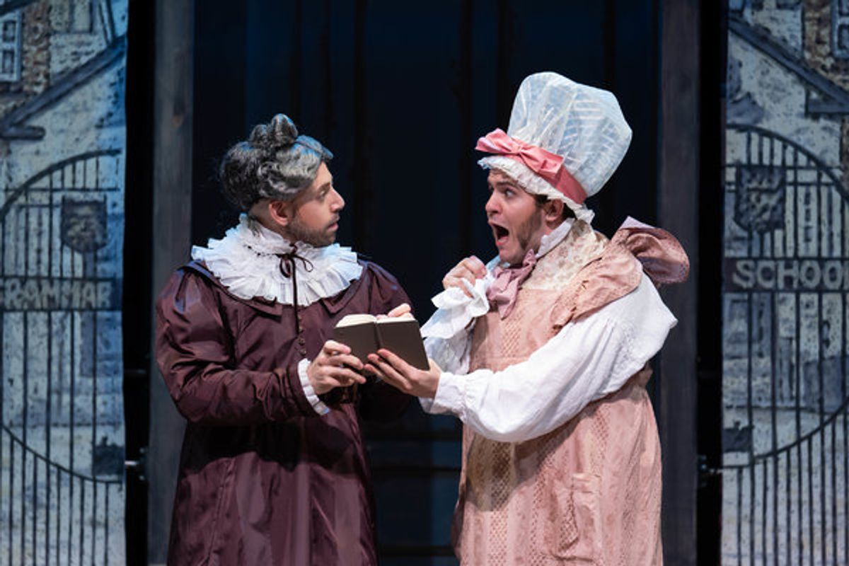 Anthony Michael Lopez as Miss Pinkerton and Vincent Randazzo as Miss Jemima at 