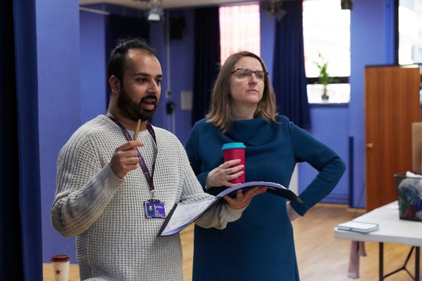 Photo Flash: Inside Rehearsal For ABSURD PERSON SINGULAR at Watford Palace Theatre  Image