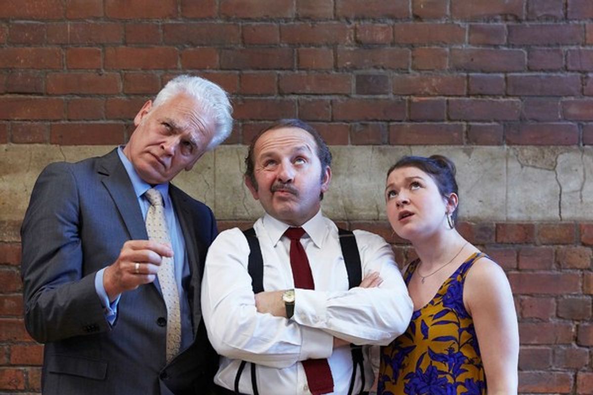 Walter van Dyk, Terence Frisch, and Jill McAusland at 