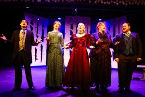 Mr. Erlanson (Erik Davis), Mrs. Segstrom (Kira Leigh Vega), Mrs. Anderssen (Heidi Wal Photo