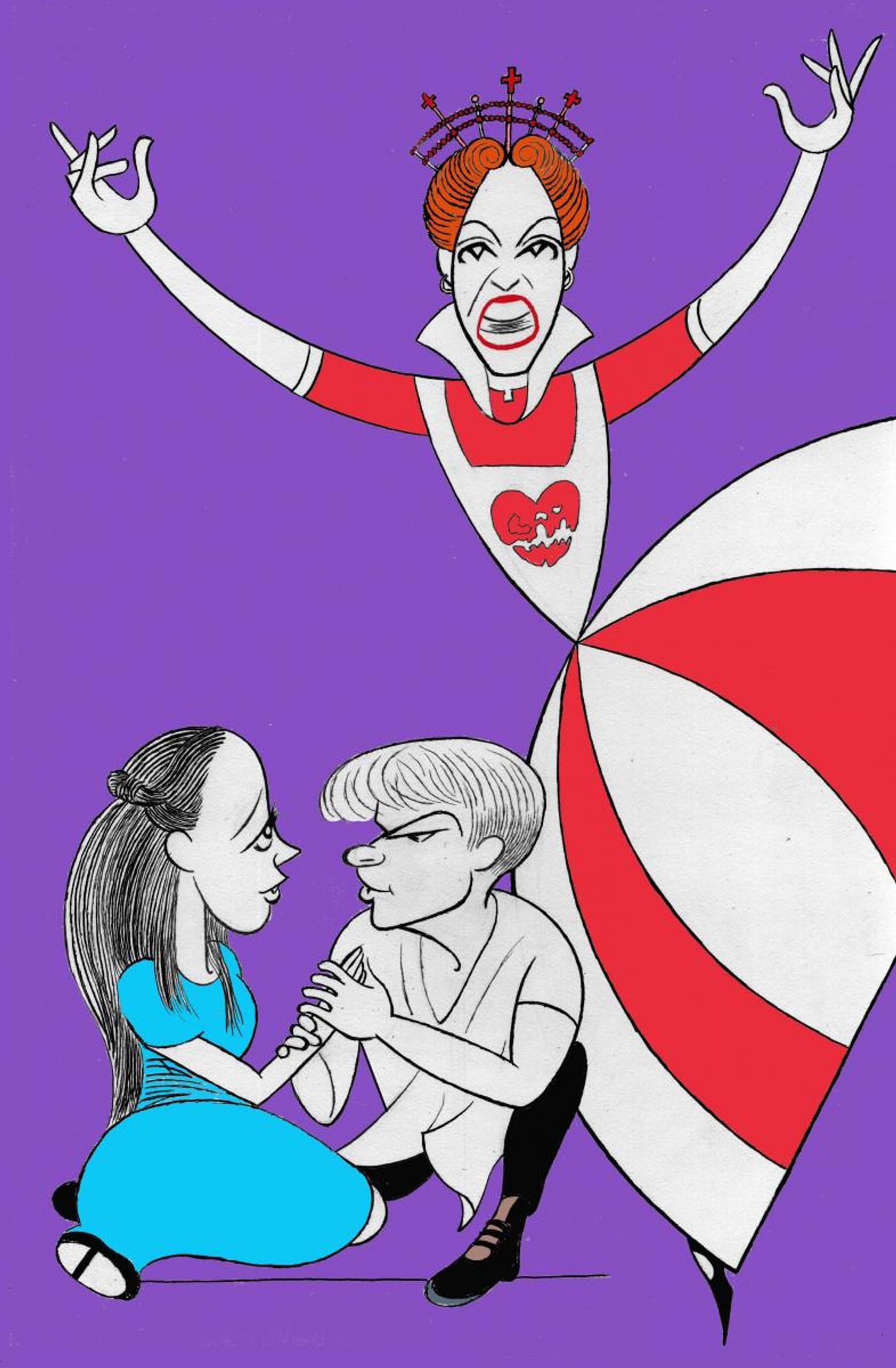 BWW Exclusive: Ken Fallin Draws the Stage - ALICE BY HEART  Image