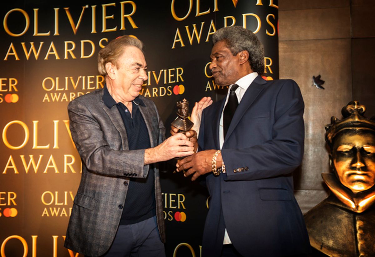 Linford Hudson and Andrew Lloyd Webber at 