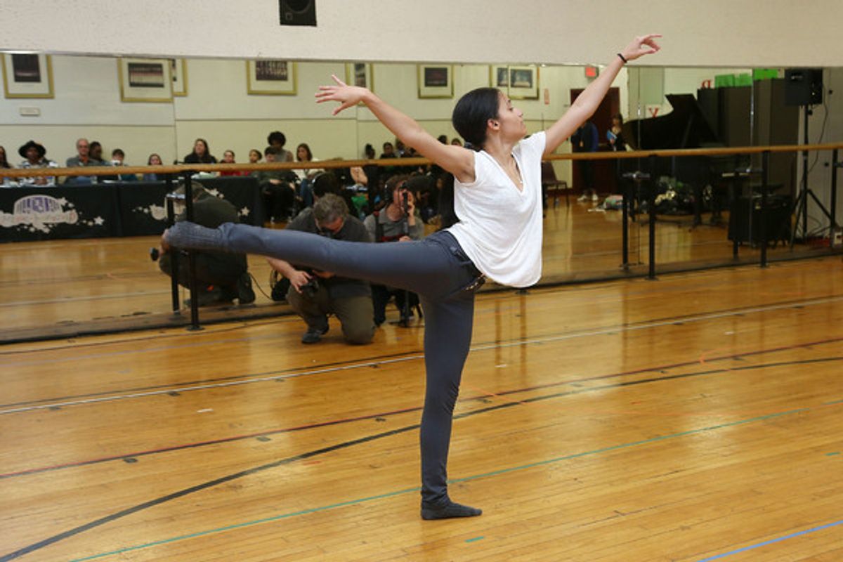 Damaris Lewis with Garden of Dreams Performer at 