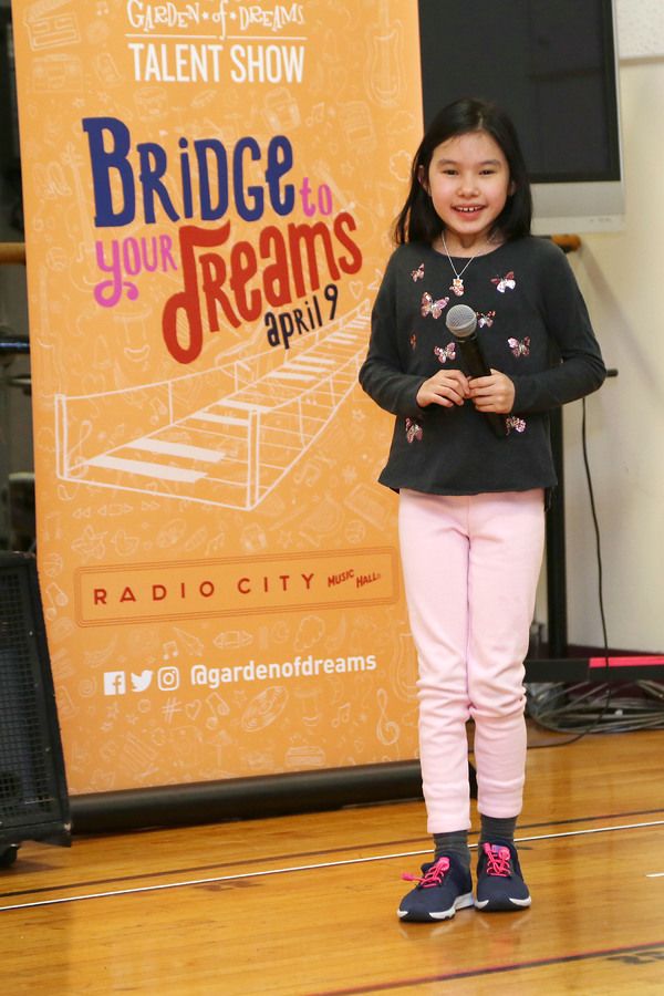 Damaris Lewis with Garden of Dreams Performer Photo