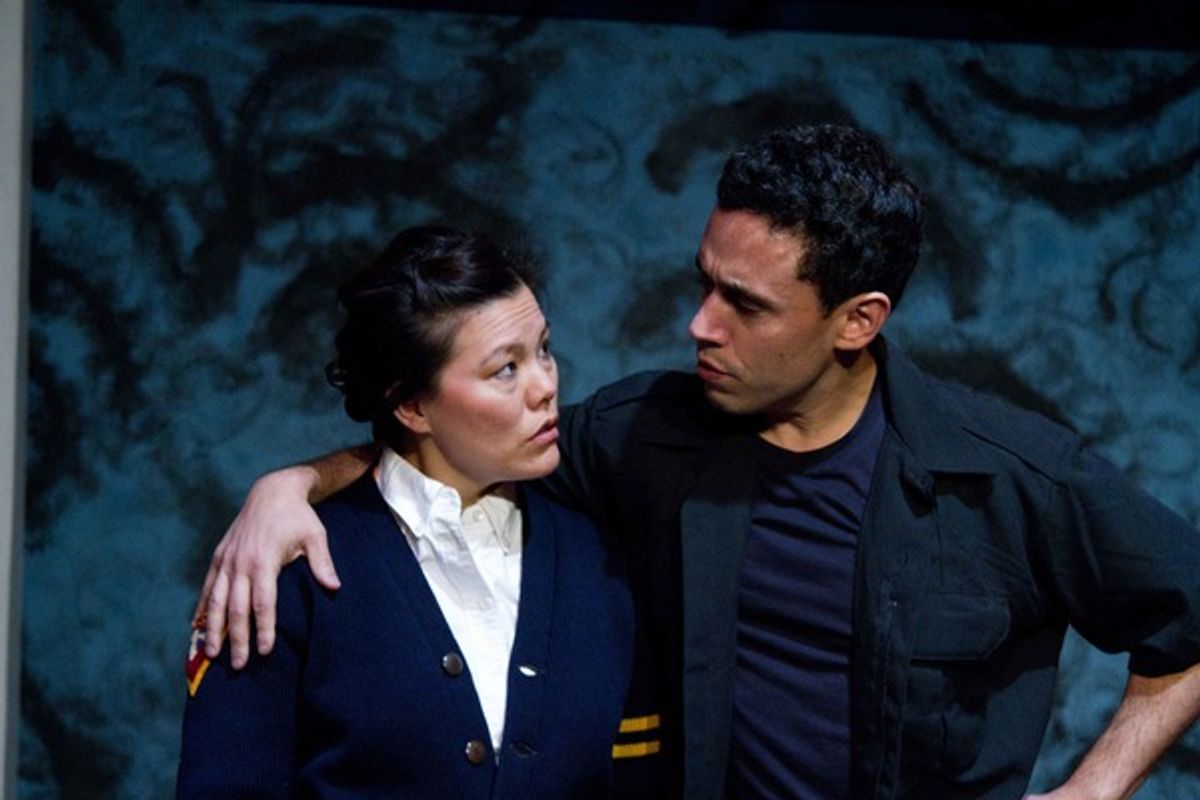 Desiree Mee Jung and Jonathan Medina at 