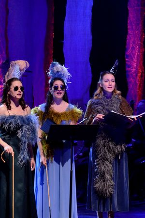 Megan Gallagher Alexandra Imbrosci-Viera and Julia Bain Photo