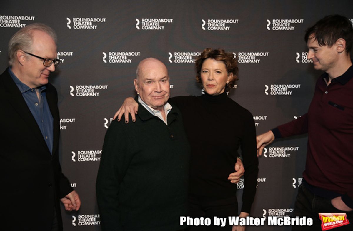 Tracy Letts, Jack O'Brien, Annette Bening and Benjamin Walker at 