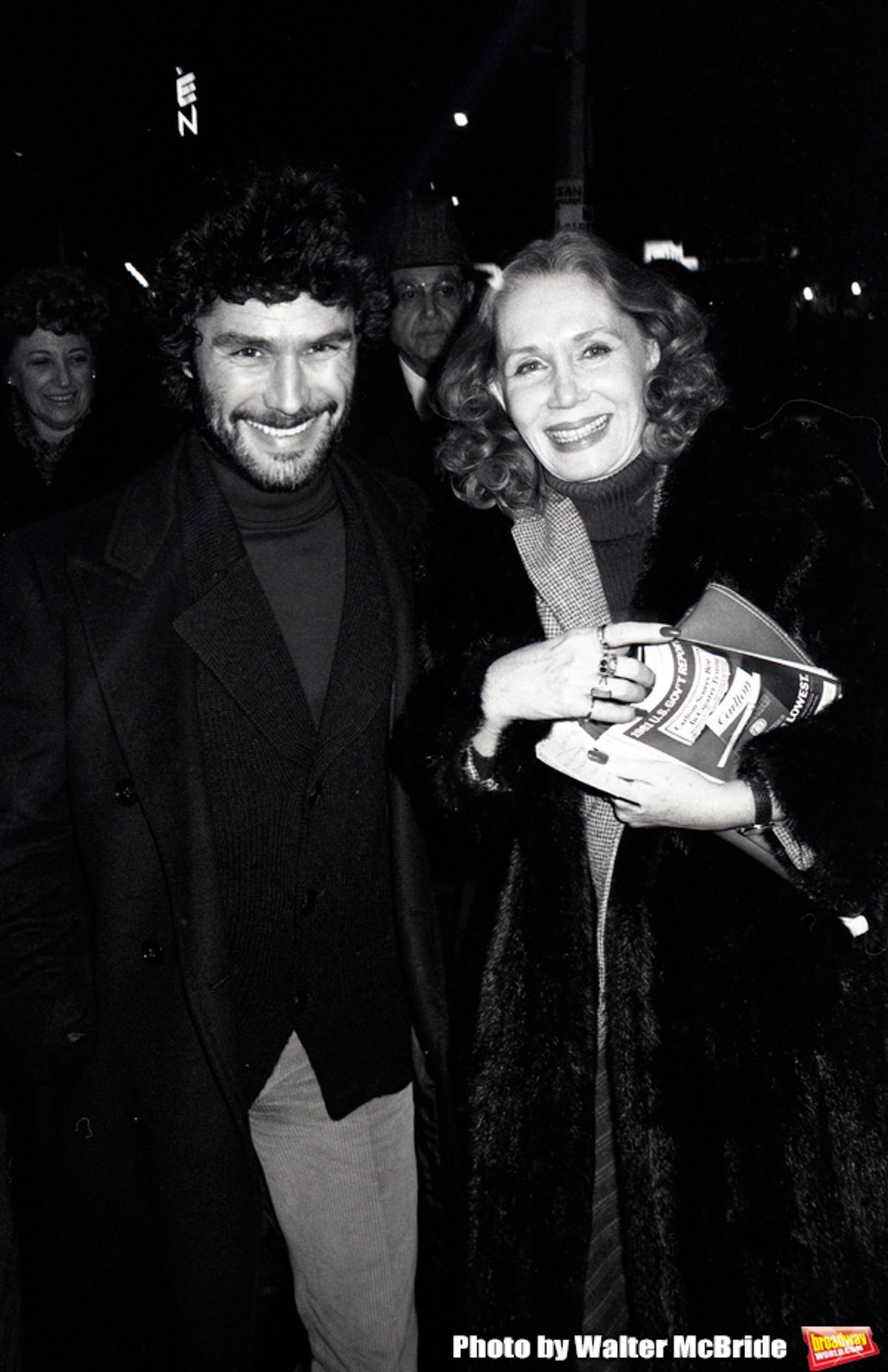 David Christian and Katherine Helmond attend a Broadway Show on November 1, 1980 in New York City. at 