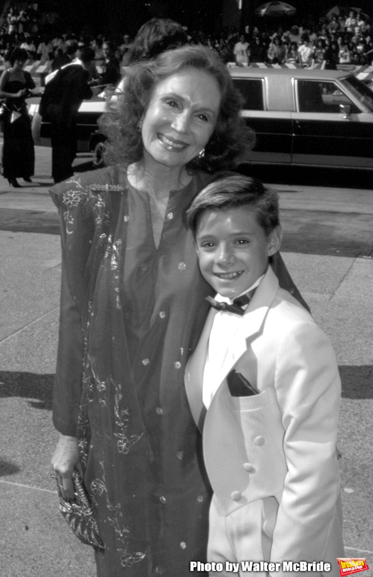 Katherine Helmond and Danny Pinto attend 41st Annual Primetime Emmy Awards on September 17, 1989 at the Pasadena Civic Auditorium in Pasadena, California. at 