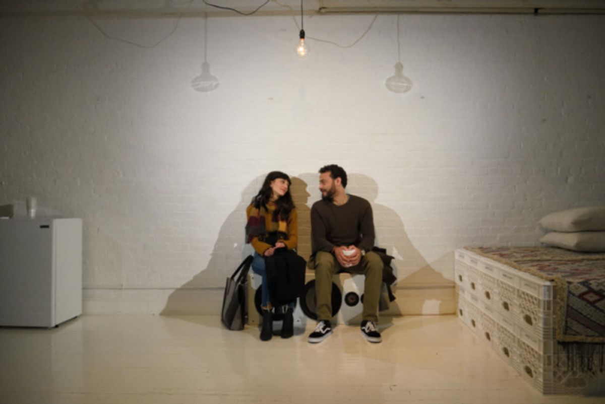 Sheila Vand (Anna) and Cesar J. Rosado (Matthew)  Photo Credit: Knud Adams at 