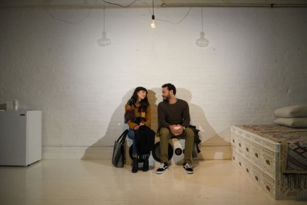 Sheila Vand (Anna) and Cesar J. Rosado (Matthew)  Photo Credit: Knud Adams Photo