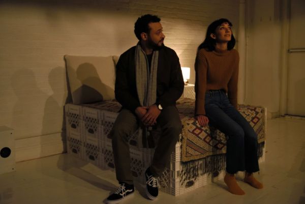 Cesar J. Rosado (Matthew) and Sheila Vand (Anna)   Photo Credit: Knud Adams Photo