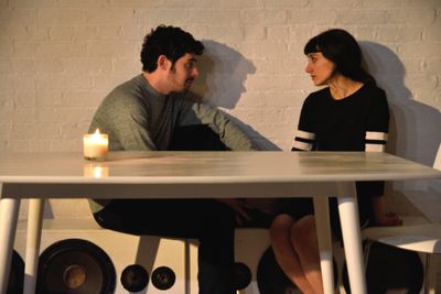 Brian Miskell (Colin) and Sheila Vand (Anna)   Photo Credit: Knud Adams Photo