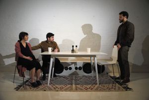 Sheila Vand (Anna), Brian Miskell (Colin) and Cesar J. Rosado (Colin)  Photo Credit:  Photo