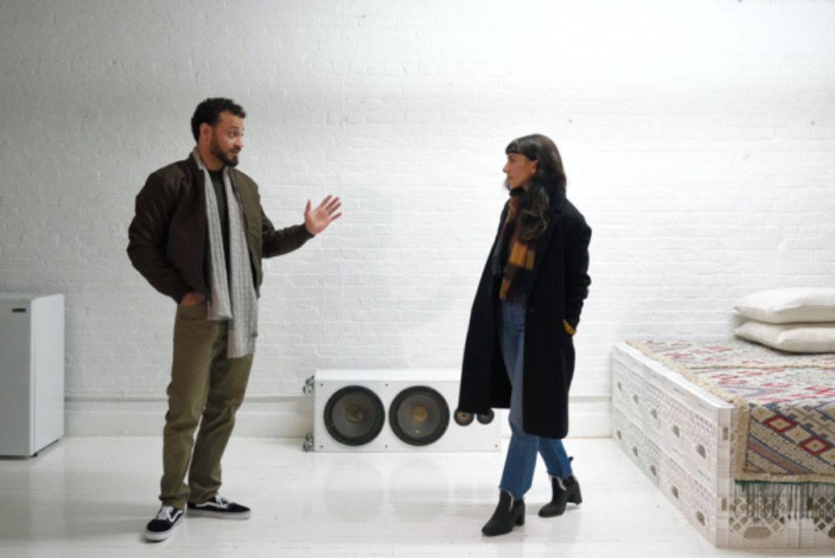 Cesar J. Rosado (Matthew) and Sheila Vand (Anna)   Photo Credit: Knud Adams at 