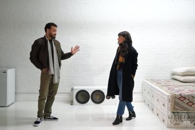 Cesar J. Rosado (Matthew) and Sheila Vand (Anna)   Photo Credit: Knud Adams Photo