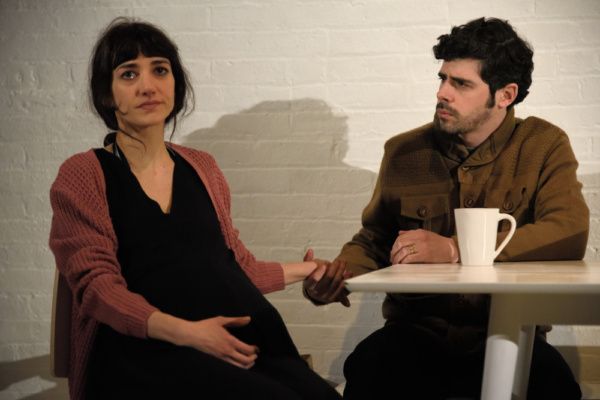 Sheila Vand (Anna) and Brian Miskell (Colin)  Photo Credit: Knud Adams Photo