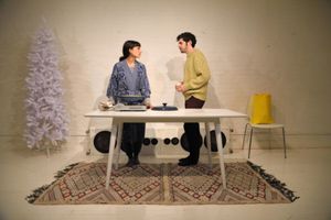 Sheila Vand (Anna) and Brian Miskell (Colin)  Photo Credit: Knud Adams Photo