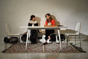 Sheila Vand (Anna) and Maggie Bofill (Marisol)  Photo Credit: Knud Adams Photo