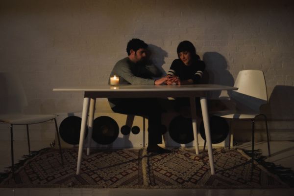 Brian Miskell (Colin) and Sheila Vand (Anna)   Photo Credit: Knud Adams Photo