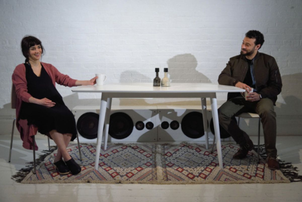 Sheila Vand (Anna) and Cesar J. Rosado (Matthew)  Photo Credit: Knud Adams at 