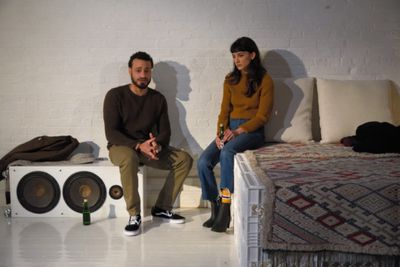 Cesar J. Rosado (Matthew) and Sheila Vand (Anna)   Photo Credit: Knud Adams Photo
