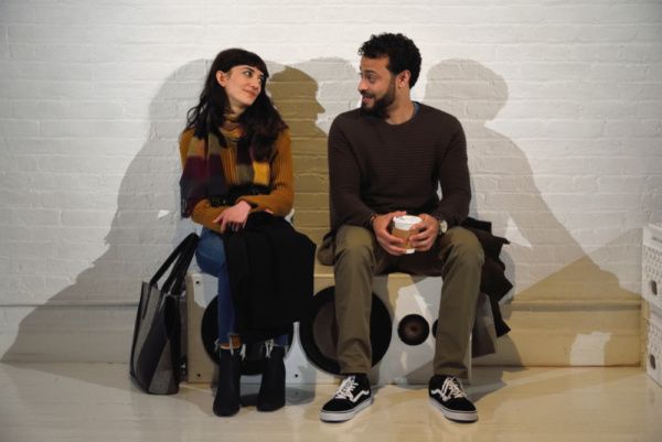 Sheila Vand (Anna) and Cesar J. Rosado (Matthew)  Photo Credit: Knud Adams Photo