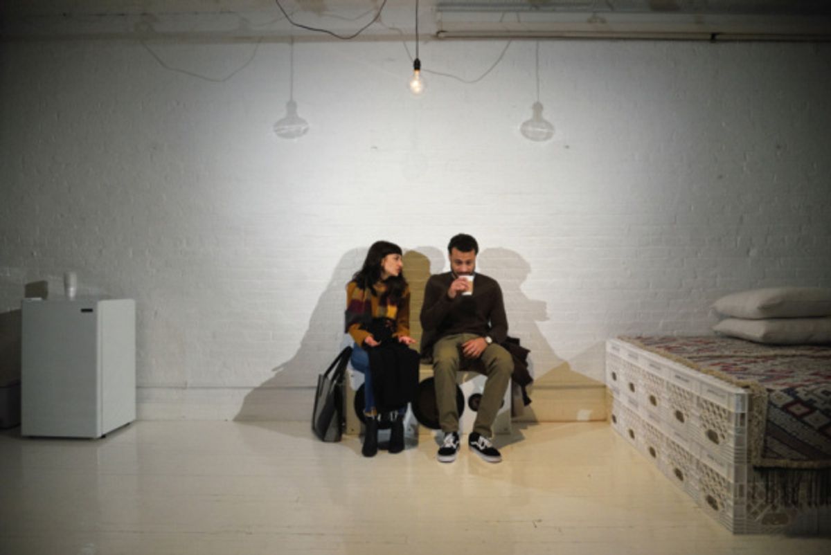 Sheila Vand (Anna) and Cesar J. Rosado (Matthew)  Photo Credit: Knud Adams at 