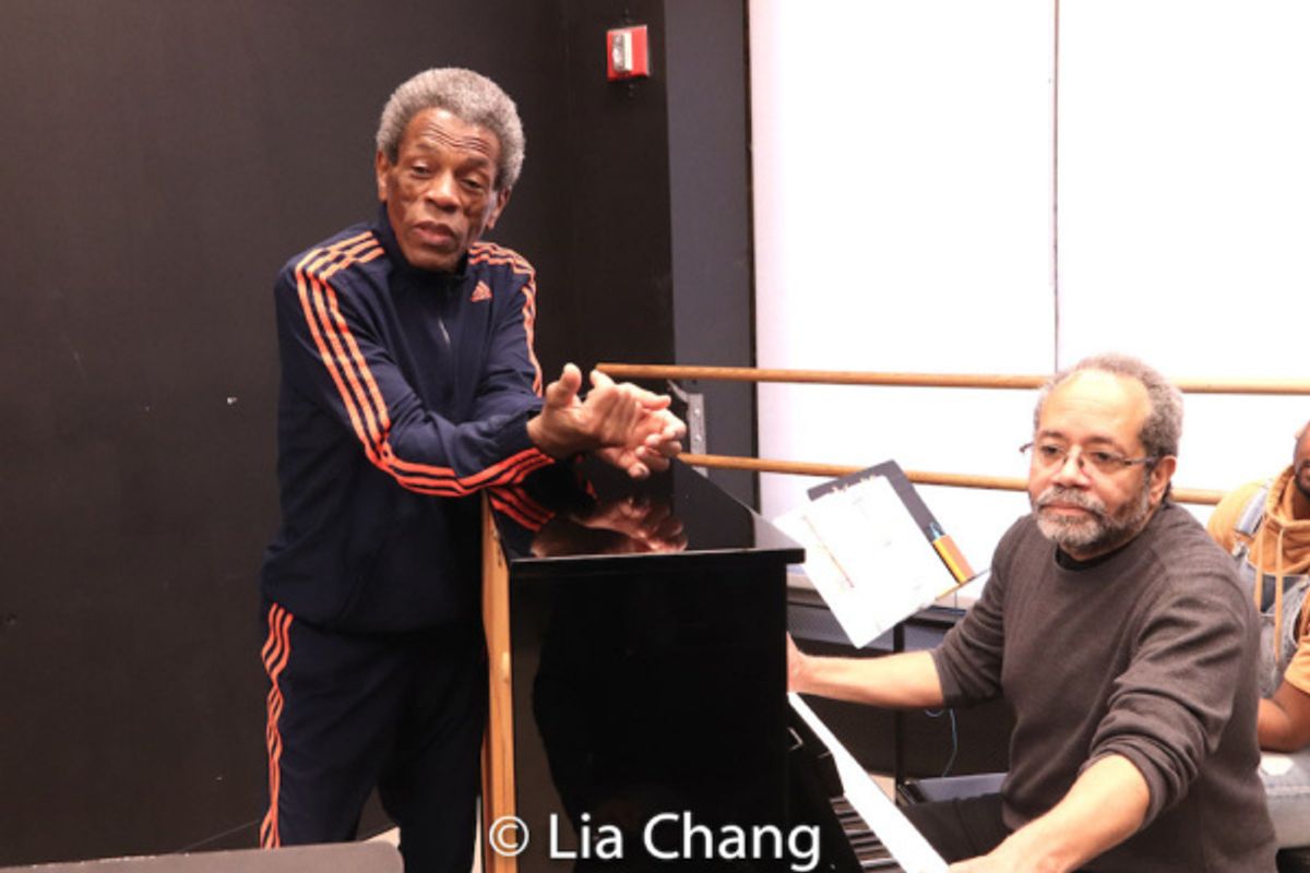 Director Andre De Shields and Musical Director Nat Adderley, Jr. at 