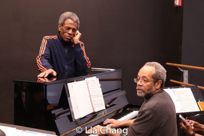 Director Andre De Shields and Musical Director Nat Adderley, Jr. Photo