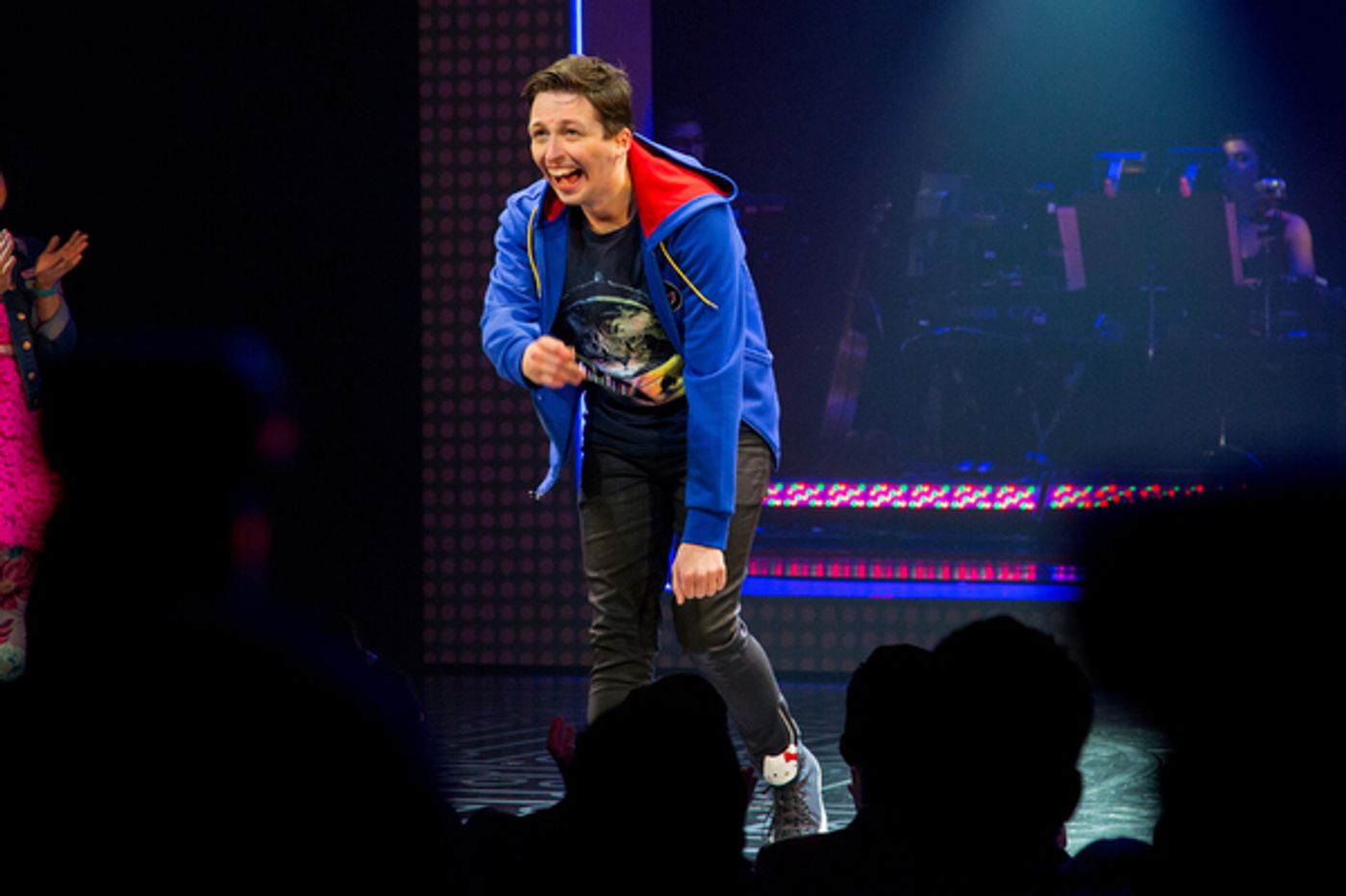 Photo Coverage: BE MORE CHILL Cast Syncs Up for Opening Night Bows!  Image