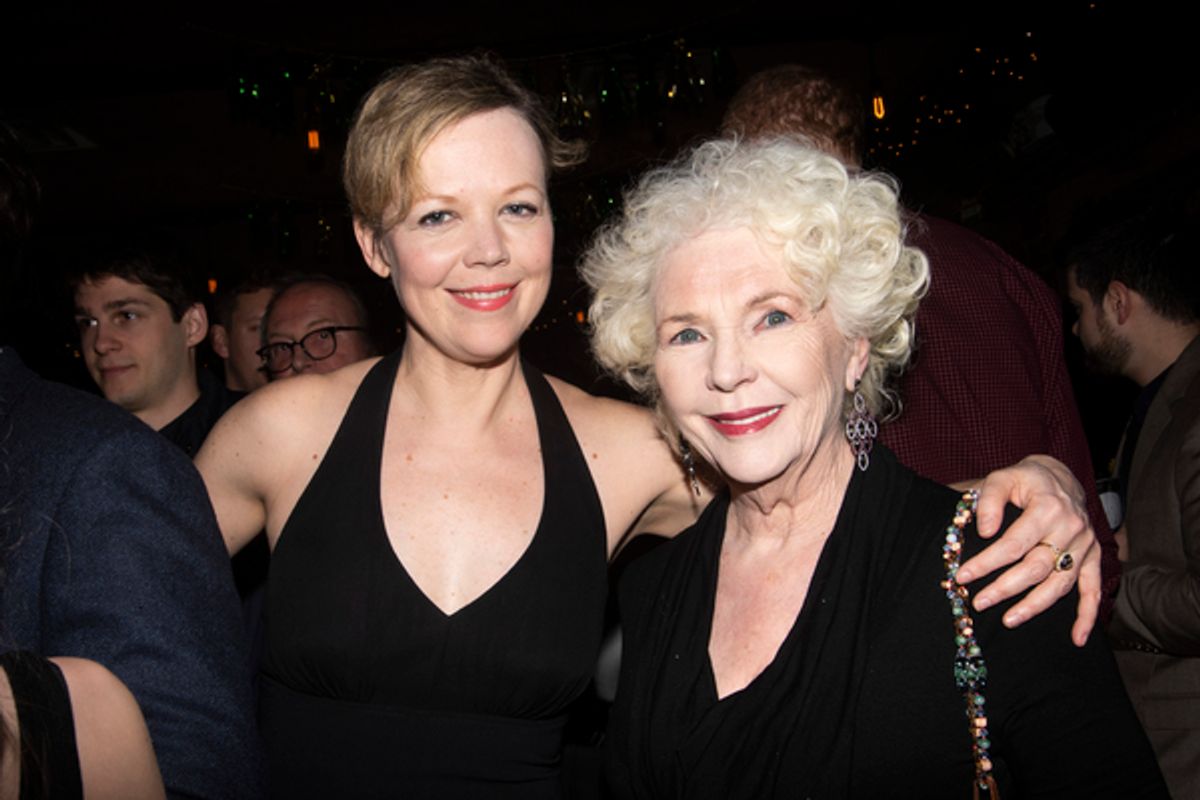 Emily Bergl and Fionnula Flanagan at 