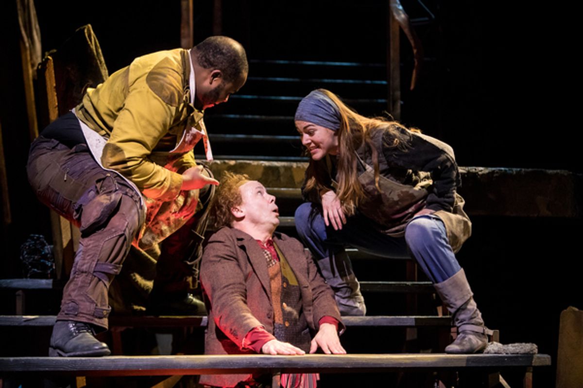 H. Adam Harris, Dean Holt and Becca Hart at 