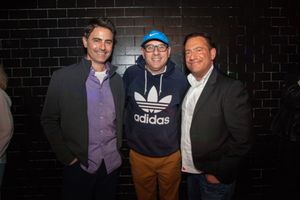 Bradley White (l.), Willie Garson, Eugene Pack. @ BroadwayWorld Bradley White (l.), Willie Garson, Eugene Pack. Photo