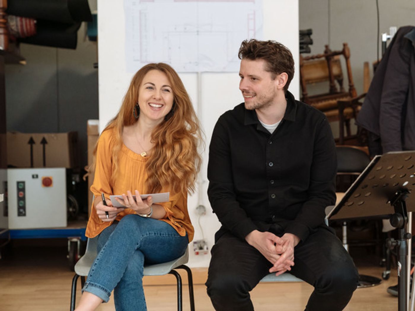 Photo Flash: Inside Rehearsal For THE PHLEBOTOMIST at Hampstead Theatre  Image